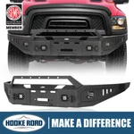 Hooke Road Steel Front Bumper W/ Winch Plate Fit 2015-2018 Dodge Ram 1500 Rebel. Fixed Price $499.99.