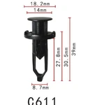 5PCS Rear Bumper Cover Push Retainer Fit Toyota 52161-16010 52161-0205X Tercel. Fixed Price $7.99.