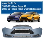 Front Bumper Cover Grille Assembly Kit W/ Fog Light 2013 2014 Ford Focus St. Fixed Price $255.99.