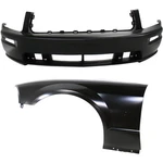 5R3Z17D957BAA, 5R3Z16006BA New Bumper Covers Fascias Set Of 2 Front Pair. Fixed Price $515.03.