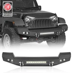 Hooke Road Steel Full Length Front Bumper W/led Light For 07-18 Jeep Wrangler Jk. Fixed Price $349.47.