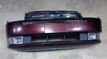 Front Bumper Cover Burgundy Chrome Fog Lamp Bezels Fits 09-12 Flex 93822. Fixed Price $645.00.