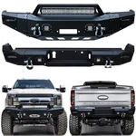 Vijay Fit 2017-2022 F250 F350 F450 Steel Front And Rear Bumper With Led Lights. Fixed Price $1239.99.