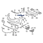 Acura Ilx 2019-2022 71140T3RA00 Front Right Bumper Cover Reinforcement. Fixed Price $90.26.
