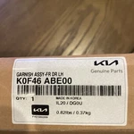 New Genuine Kia Garnish Assembly Front Driver Side Lh K0F46-ABE00. Fixed Price $74.99.