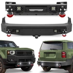 Steel Front Rear Bumper For 2024-2026 Toyota Land Cruiser W/led Lights+drings. Fixed Price $445.00.