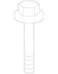 Genuine Mercedes-benz Hexalobular Screw 910143006007. Fixed Price $12.75.