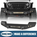 Hooke Road Steel Front Bumper For Jeep Wrangler Jk 07-18 W/led Lights & D-rings. Fixed Price $359.23.