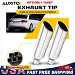 Universal Angle Cut Stainless Steel Exhaust Tip 2.5" Inlet 4" Outlet 18" 2-20X. Fixed Price $51.29.