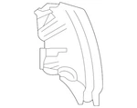 Genuine Toyota Air Guide 53154-0E050. Fixed Price $85.04.