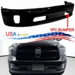Fits 2013-2018 Ram 1500 Slt Glossy Black Front Bumper W/ Fog Light Hole Replace. Fixed Price $358.99.