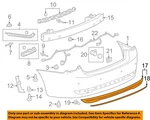 Gm Oem 11-16 Cruze Limited Rear Bumper Components-insert Strip 95963891. Fixed Price $225.47.