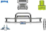Front Grille Deer Guard Steel Square Compatible With Volvo Vnl 2004-2017. Fixed Price $999.99.