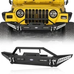 Off-road Front Bumper W/ Winch Plate & Led Lights Fit 1997-2006 Jeep Wrangler Tj. Fixed Price $219.14.