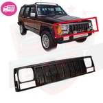 New Front Grille Black & Headlamp Door 3PCS Set For 1991-1996 Jeep Cherokee. Fixed Price $119.00.