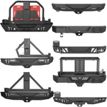 Off-road Rear Back Bumper W/tire Carrier & D-ring Fit 2007-2018 Jeep Wrangler Jk. Fixed Price $259.56.