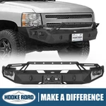 Hooke Road Black Front Bumper Bull Bar W/winch Plate Fit 07-2013 Silverado 1500. Fixed Price $499.99.
