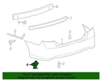 New Oem 2012-2014 Toyota Camry Rear Right Wheel House Reinforcement 61648-06060. Fixed Price $44.95.