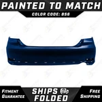 New Painted *8S6 Blue* Rear Bumper Cover For 2011 2010 2013 Toyota Corolla Xrs. Fixed Price $430.99.