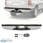 Chrome Rear Step Bumper W/ Black Pads Ford Expedition 1997-2000 #FO1101122. Fixed Price $289.00.