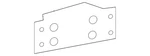 Genuine Lexus Bumper Impact Bar Bracket 58323-53071. Fixed Price $159.82.