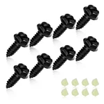 Universal License Plate Screws For Fastening 1/4 X 3/4 In, Black. Fixed Price $12.29.