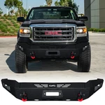 Vijay For 2014-2015 Gmc Sierra 1500 Steel Front Bumper With Winch Plate & Lights. Fixed Price $539.99.