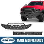 Hooke Road Rebel Front Bumper Rear W/led Lights Fit 15-18 Dodge Ram 1500. Fixed Price $889.98.