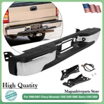 Complete Chrome Rear Bumper For 1999-2007 Chevy Silverado Gmc Sierra 1500 2500. Fixed Price $99.99.