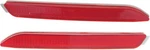 For 2003-2009 GX470 Bumper Reflector Front Red Plastic Set Pair. Fixed Price $64.95.