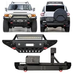 Vijay For 2007-2014 Fj Cruiser Front Rear Bumper W/tire Carrier&led Light. Fixed Price $619.99.