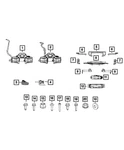 Genuine Mopar Bumper Bracket 68535647AB. Fixed Price $65.23.