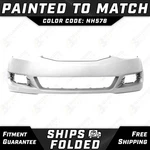 New Painted *NH578 White* Front Bumper Cover For 2009-2011 Honda Civic Coupe. Fixed Price $380.99.