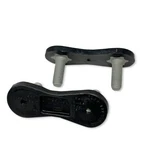 Lot Of 2 Genuine Ford F65Z-17C886-AA Front Bumper Impact Bar Stud Plate Set. Fixed Price $16.89.