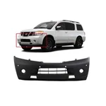 Bumper Cover For 2008-2015 Nissan Armada 62022-ZQ10A Primed Front. Fixed Price $252.87.