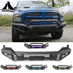 Diy Modular Front Bumper+led Light+side Wing For 2013-2018 Ram 1500 Pickup Truck. Fixed Price $425.79.