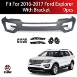 Front Upper Bumper Cover With Bracket 2016-2017 Ford Explorer Primed. Fixed Price $88.99.