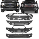 Heavy Duty Steel Off-road Front Bumper W/ Led Light 2009-2014 Ford F-150. Fixed Price $549.33.