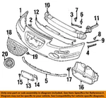 Chrysler Oem 97-00 Sebring Front Components-bumper Cover MR296446. Fixed Price $756.20.