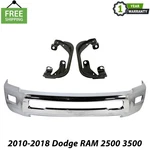 Front Bumper Chrome Steel & Fog Lights Brackets For 2010-2018 Dodge Ram 2500. Fixed Price $413.10.