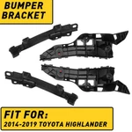 For Highlander Bumper 2014-2019 Bracket Retainer Holder Front 4PC Support Us. Fixed Price $23.74.