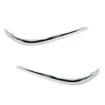 Chrome Front Bumper Rim Moulding Strip Cover R+l Pair For Jaguar Xj X350 03-07. Fixed Price $99.99.