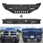 Hooke Road Steel Replaced Front Bumper + Rear For Ram 2500/3500 2010-2018. Fixed Price $989.09.