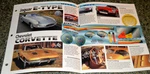 1961 Jaguar Type Vs 63 Chevy Corvette Stingray Spec Poster Brochure Comparison. Fixed Price $8.99.