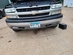 Front Bumper Chrome Textured Cap Black Fits 00-06 Suburban 1500 636514. Fixed Price $394.00.