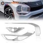 Chrome Front Bumper Molding Trim Set Fits 22-24 Mitsubishi Outlander Right Side. Fixed Price $47.89.