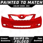 New Painted *3R3 Red* Front Bumper Cover Fascia For 2007-2009 Toyota Camry Se. Fixed Price $400.99.