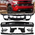 For 2022-24 Chevy Silverado 1500 Front Bumper Cover Lower Valance+fog Light Blk. Fixed Price $365.00.