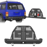 Fit 1984-2001 Jeep Cherokee Xj Steel Rear Bumper W/tire Carrier & Foldable Table. Fixed Price $599.99.