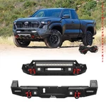 Aaiwa Fit 2024-2025 4TH Gen Tacoma Steel Front Or Rear Bumper With Led Lights. Fixed Price $469.99.